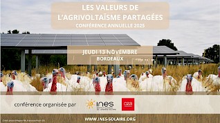 Les valeurs de l'agrivoltaïsme partagées - Conférence annuelle 2025