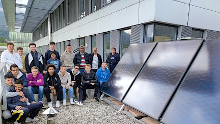 Formation étudiants énergie solaire INES