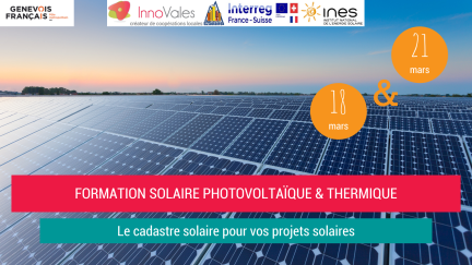 Le Cadastre Solaire - Formations du projet G2SOLAIRE