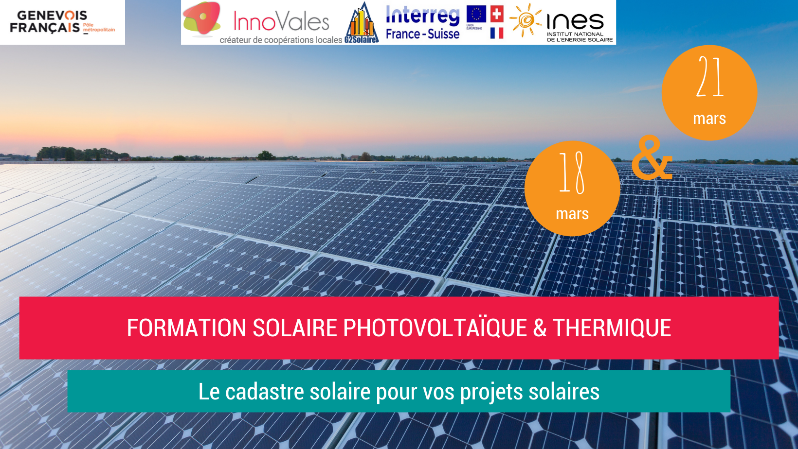 Le Cadastre Solaire - Formations du projet G2SOLAIRE | INES - Institut ...