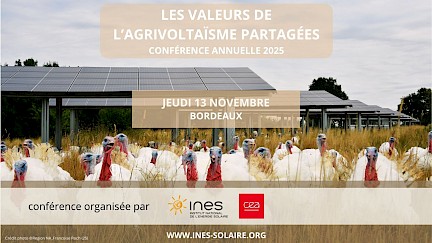 Les valeurs de l'agrivoltaïsme partagées - Conférence annuelle 2025