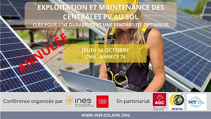 Exploitation et maintenance des centrales photovoltaïques au sol (annulée)