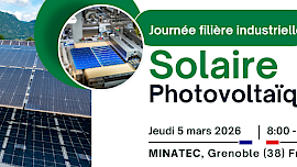 Journée filière industrielle Solaire photovoltaïque